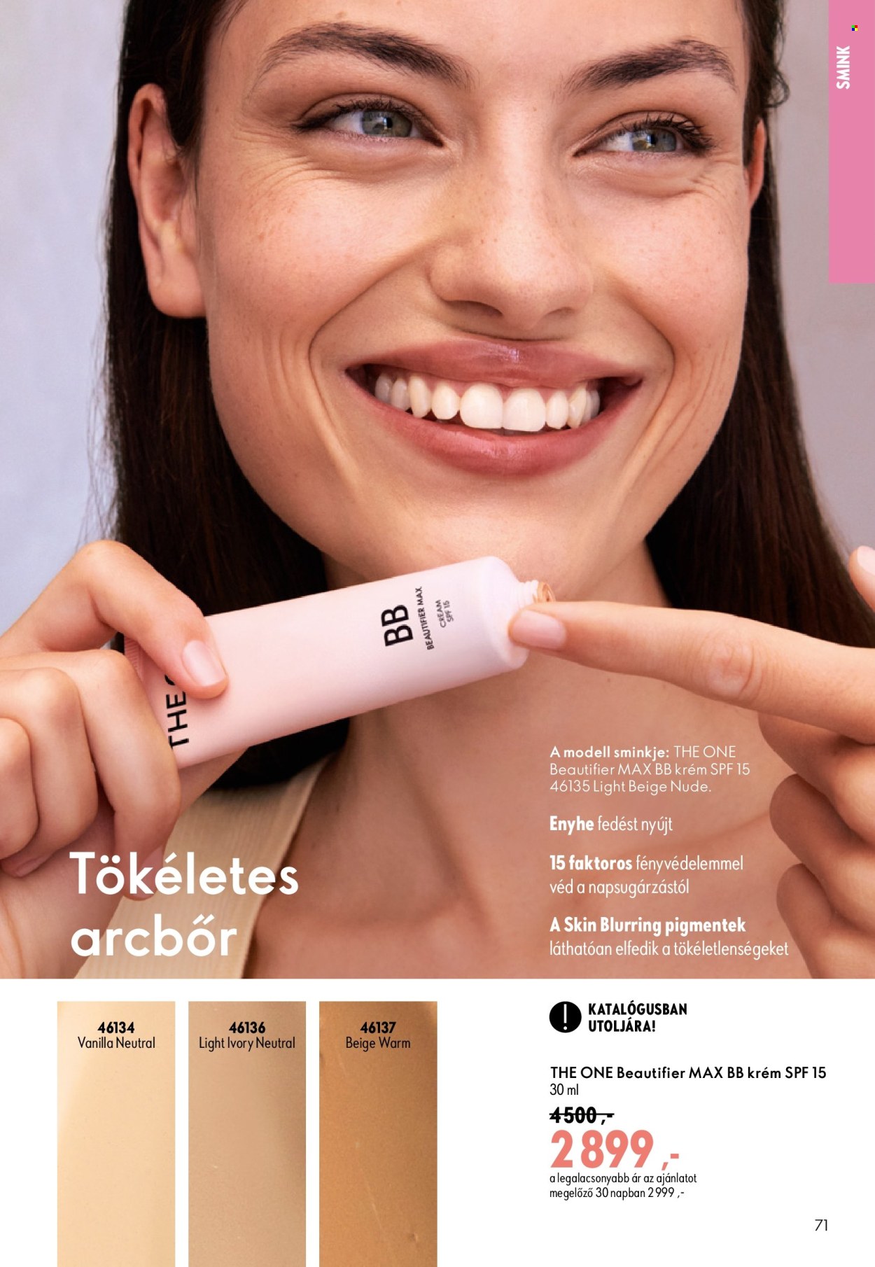 Oriflame akciós újságok - 2026.08.19 - 2026.09.08. Oldal 71