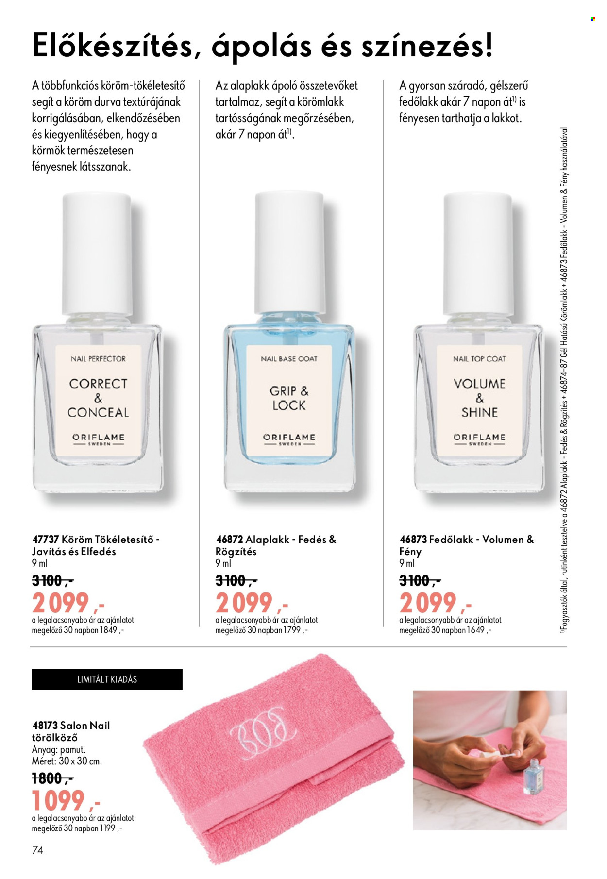 Oriflame akciós újságok - 2026.08.19 - 2026.09.08. Oldal 74