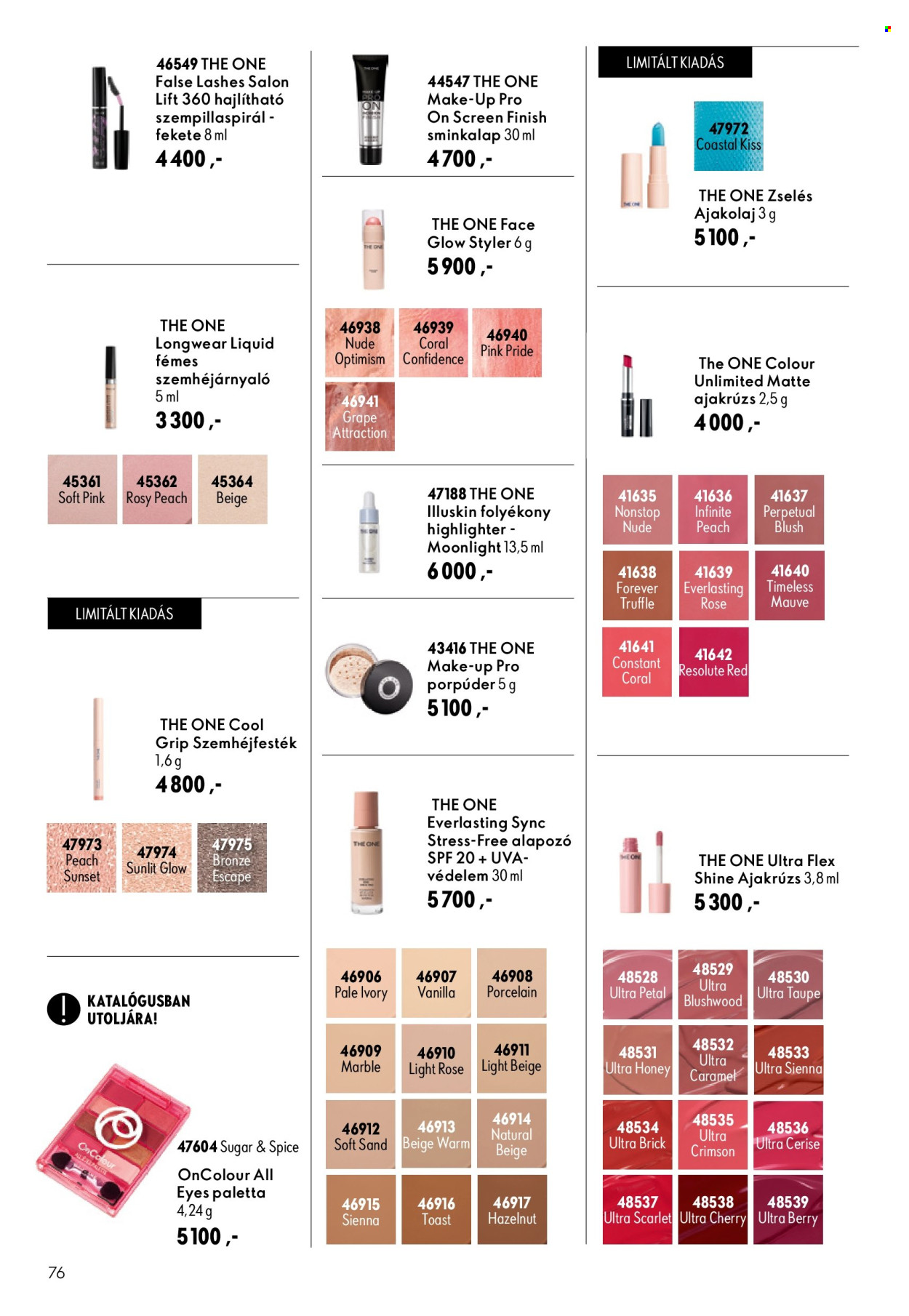 Oriflame akciós újságok - 2026.08.19 - 2026.09.08. Oldal 76