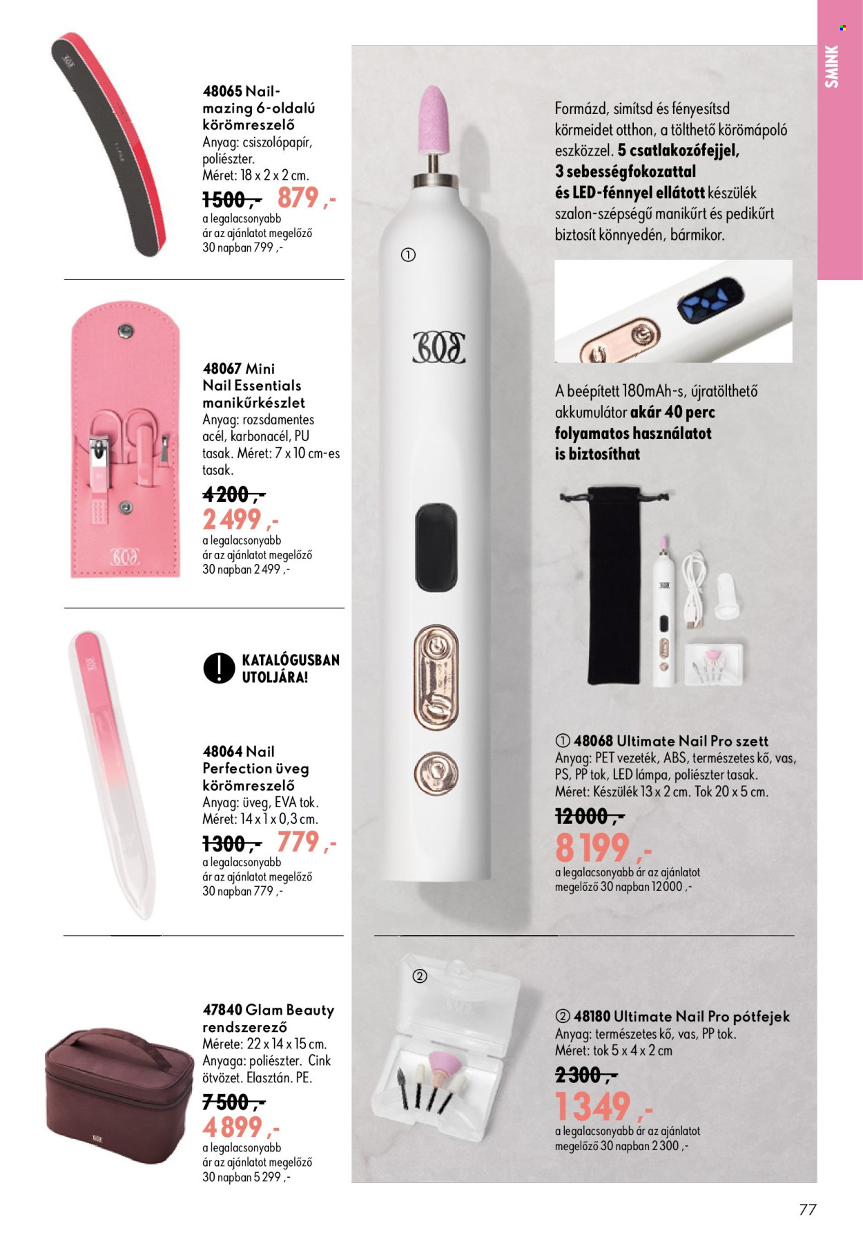 Oriflame akciós újságok - 2026.08.19 - 2026.09.08. Oldal 77