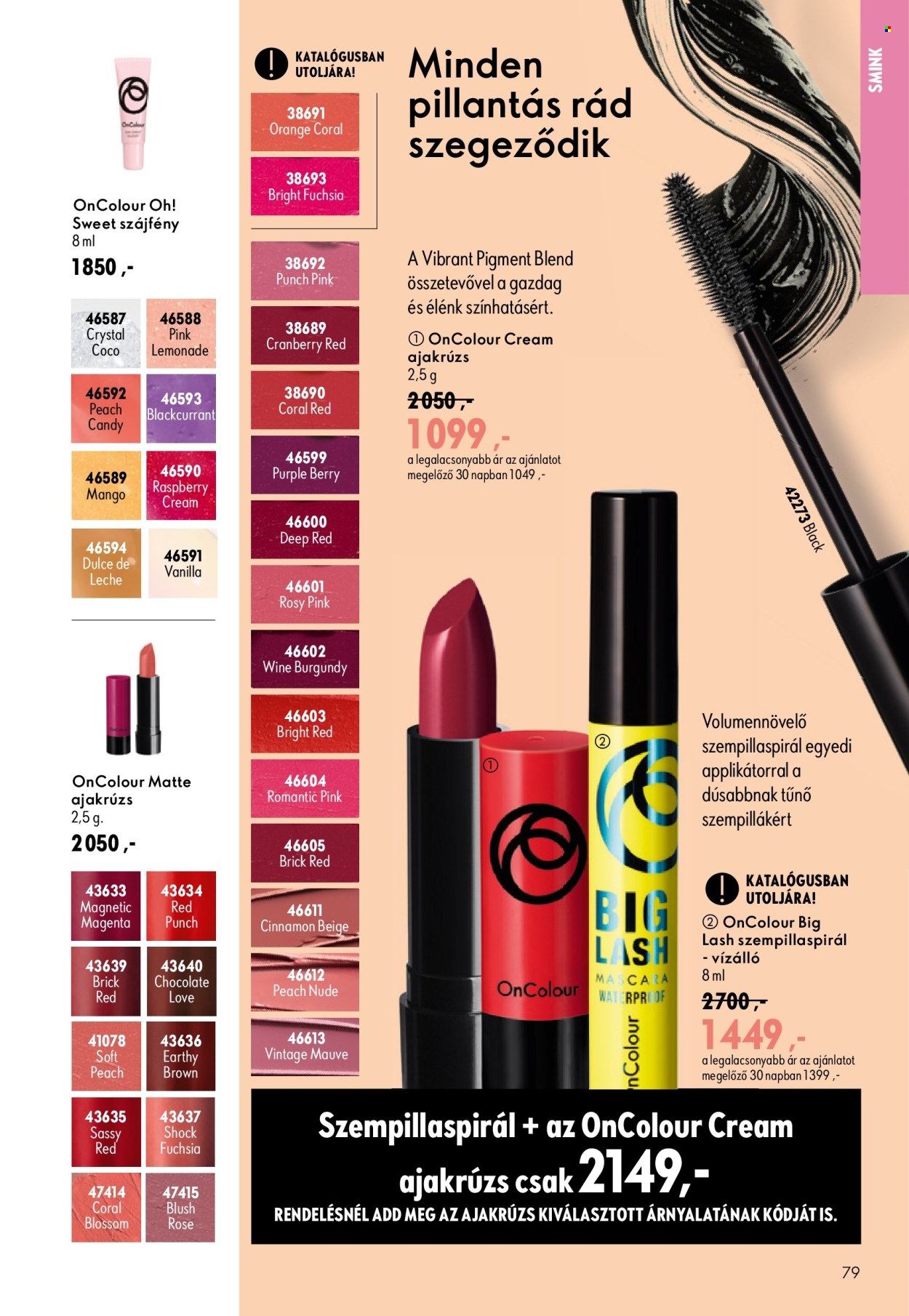 Oriflame akciós újságok - 2026.08.19 - 2026.09.08. Oldal 79
