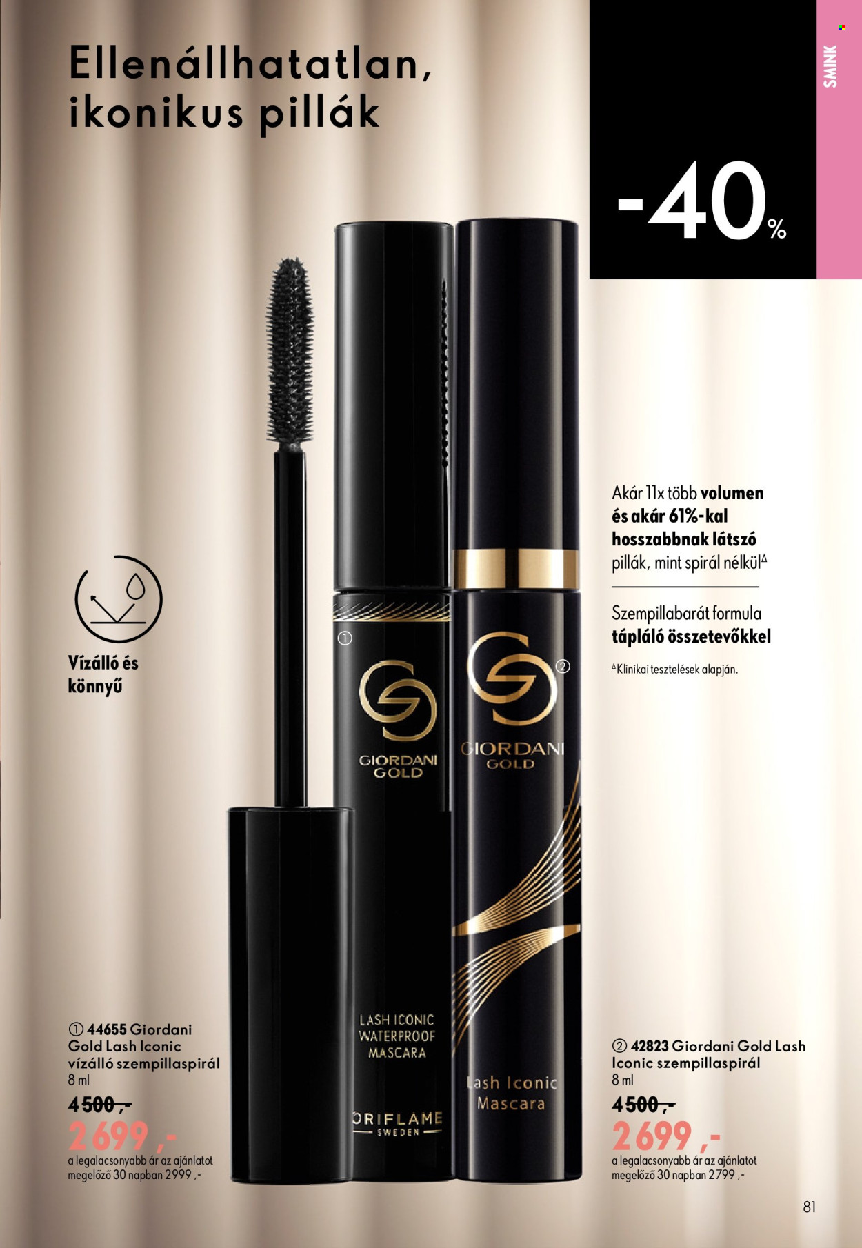Oriflame akciós újságok - 2026.08.19 - 2026.09.08. Oldal 81