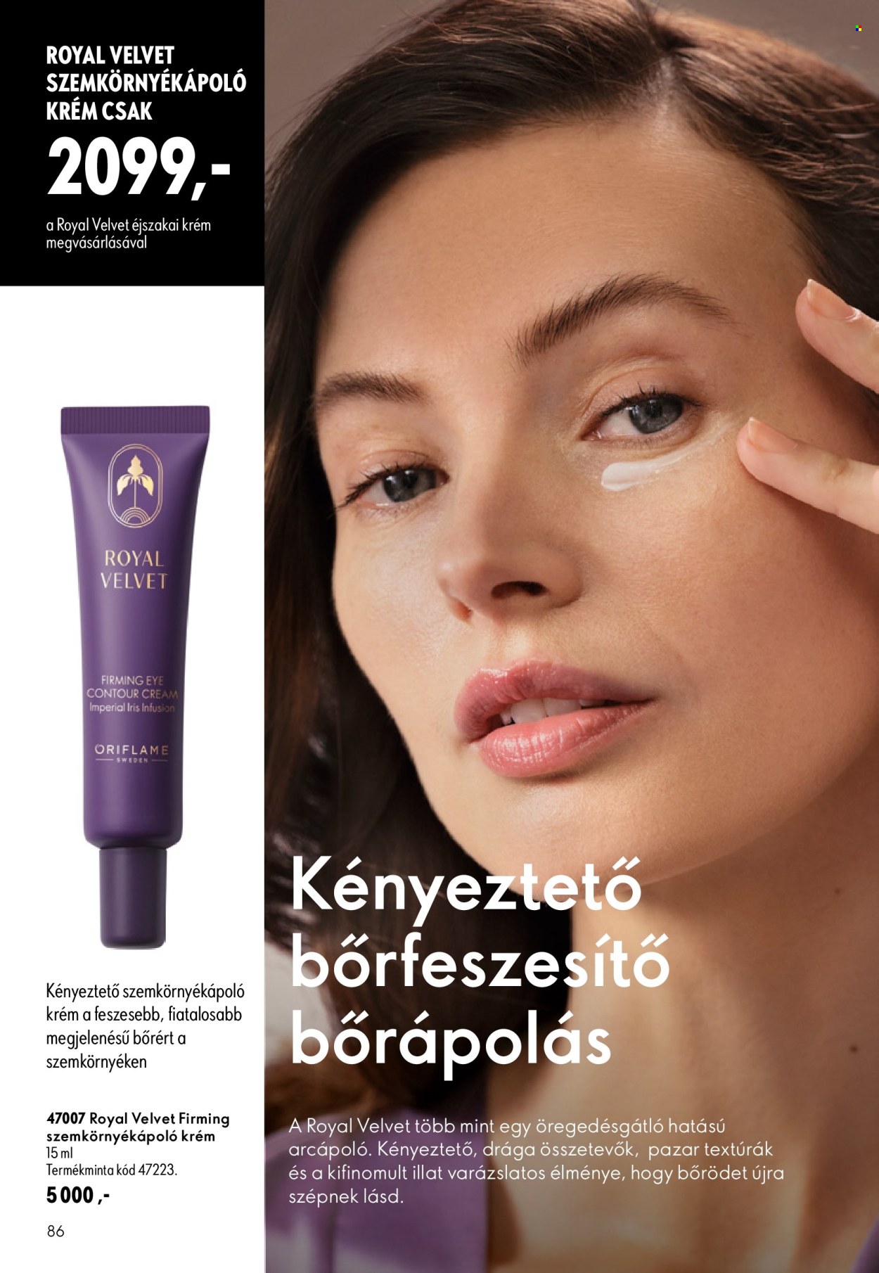 Oriflame akciós újságok - 2026.08.19 - 2026.09.08. Oldal 86