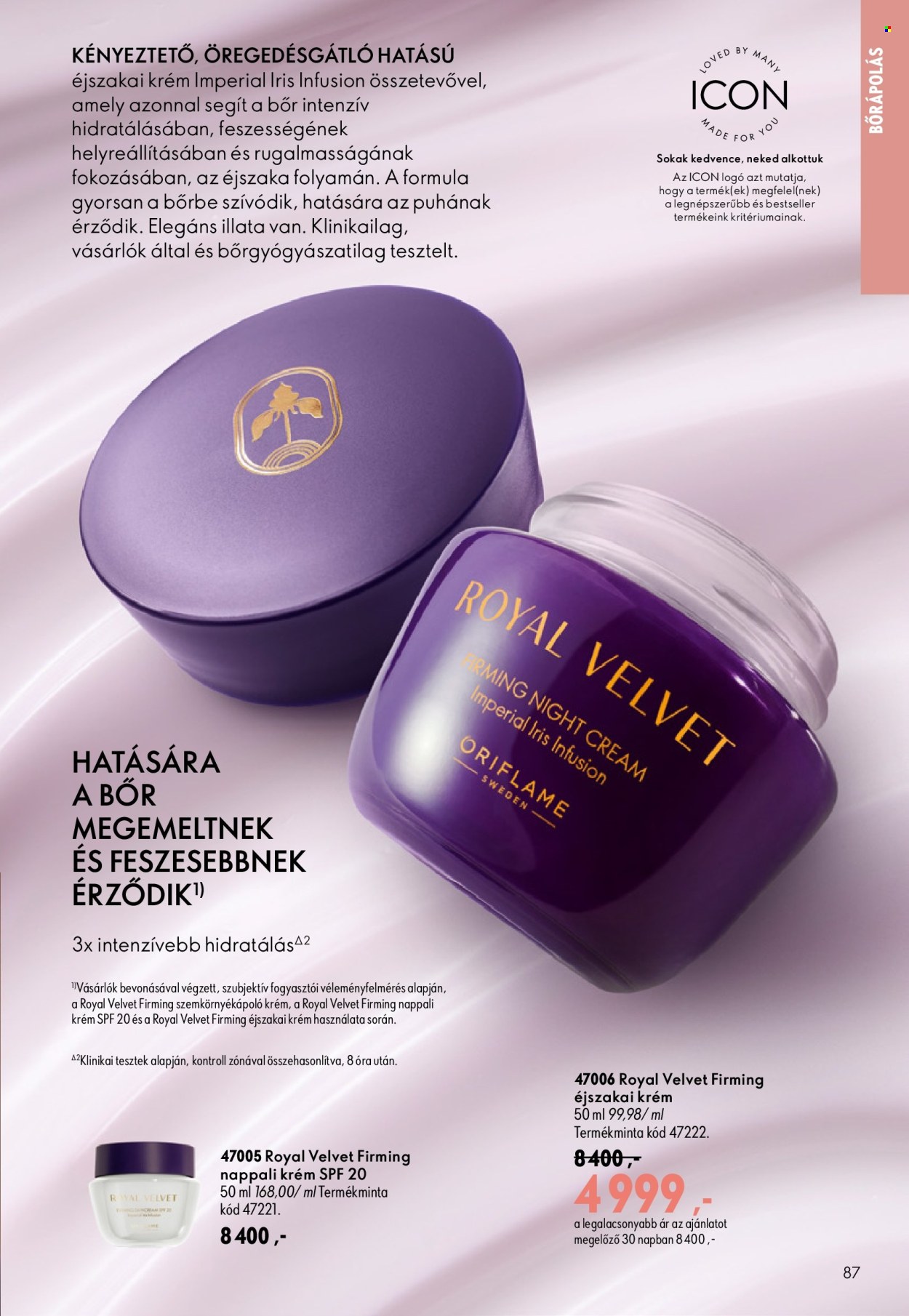 Oriflame akciós újságok - 2026.08.19 - 2026.09.08. Oldal 87