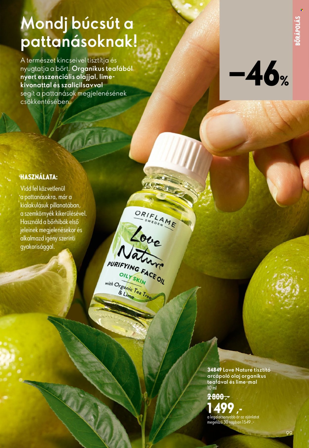 Oriflame akciós újságok - 2026.08.19 - 2026.09.08. Oldal 99