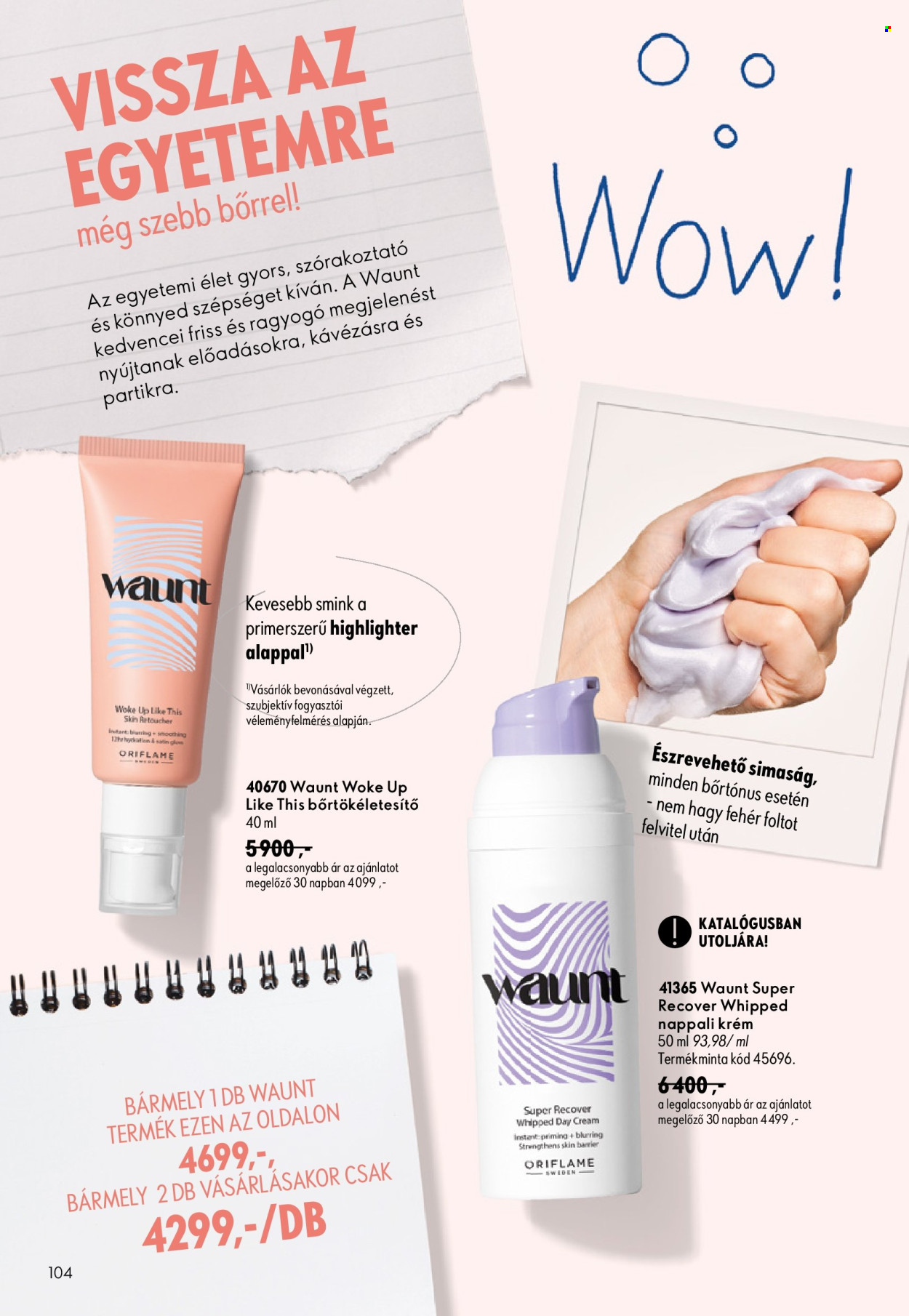 Oriflame akciós újságok - 2026.08.19 - 2026.09.08. Oldal 104