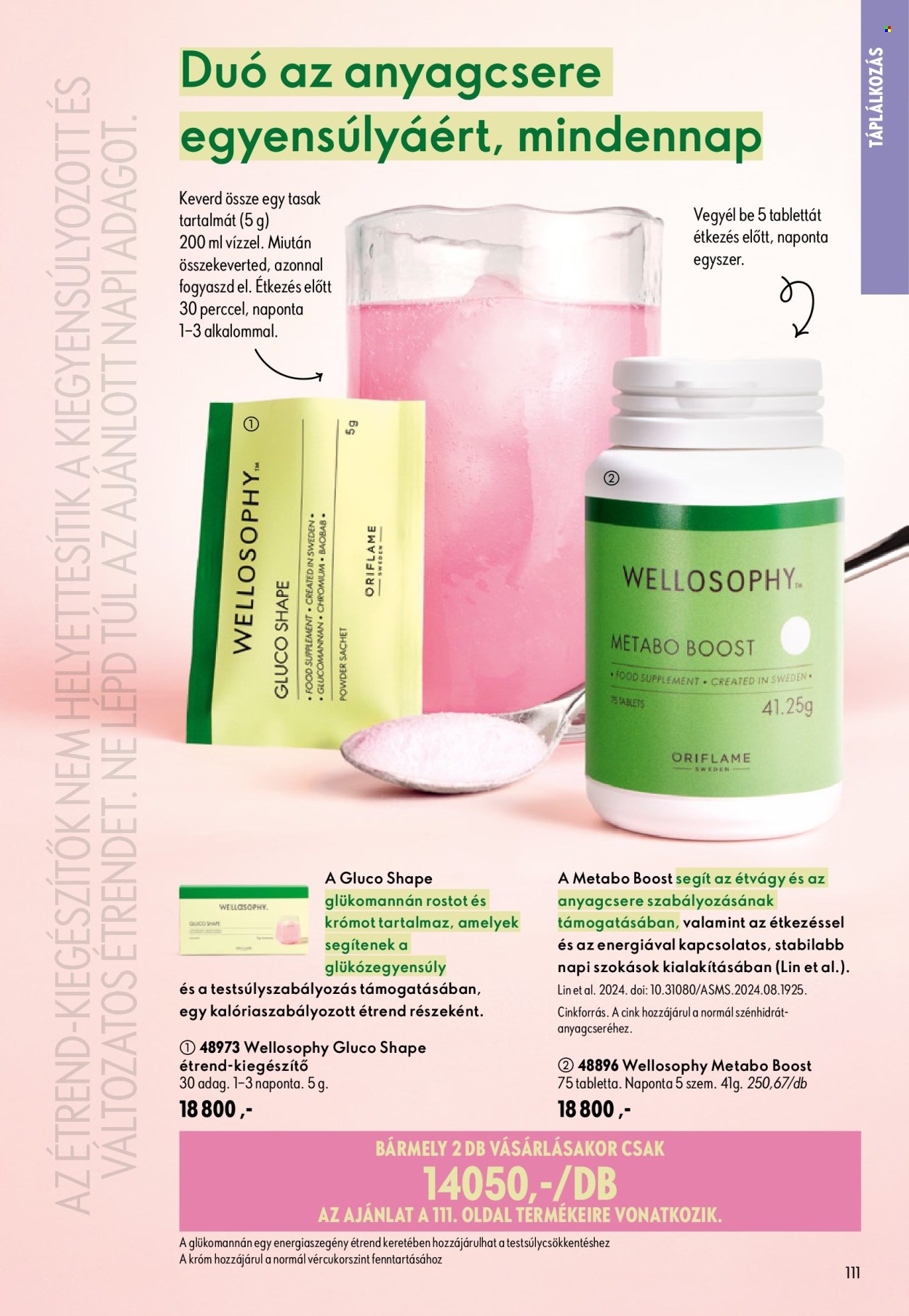 Oriflame akciós újságok - 2026.08.19 - 2026.09.08. Oldal 111