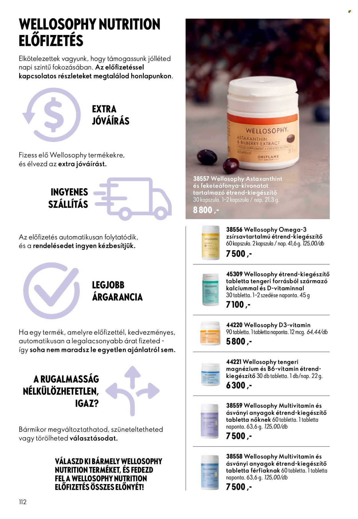 Oriflame akciós újságok - 2026.08.19 - 2026.09.08. Oldal 112