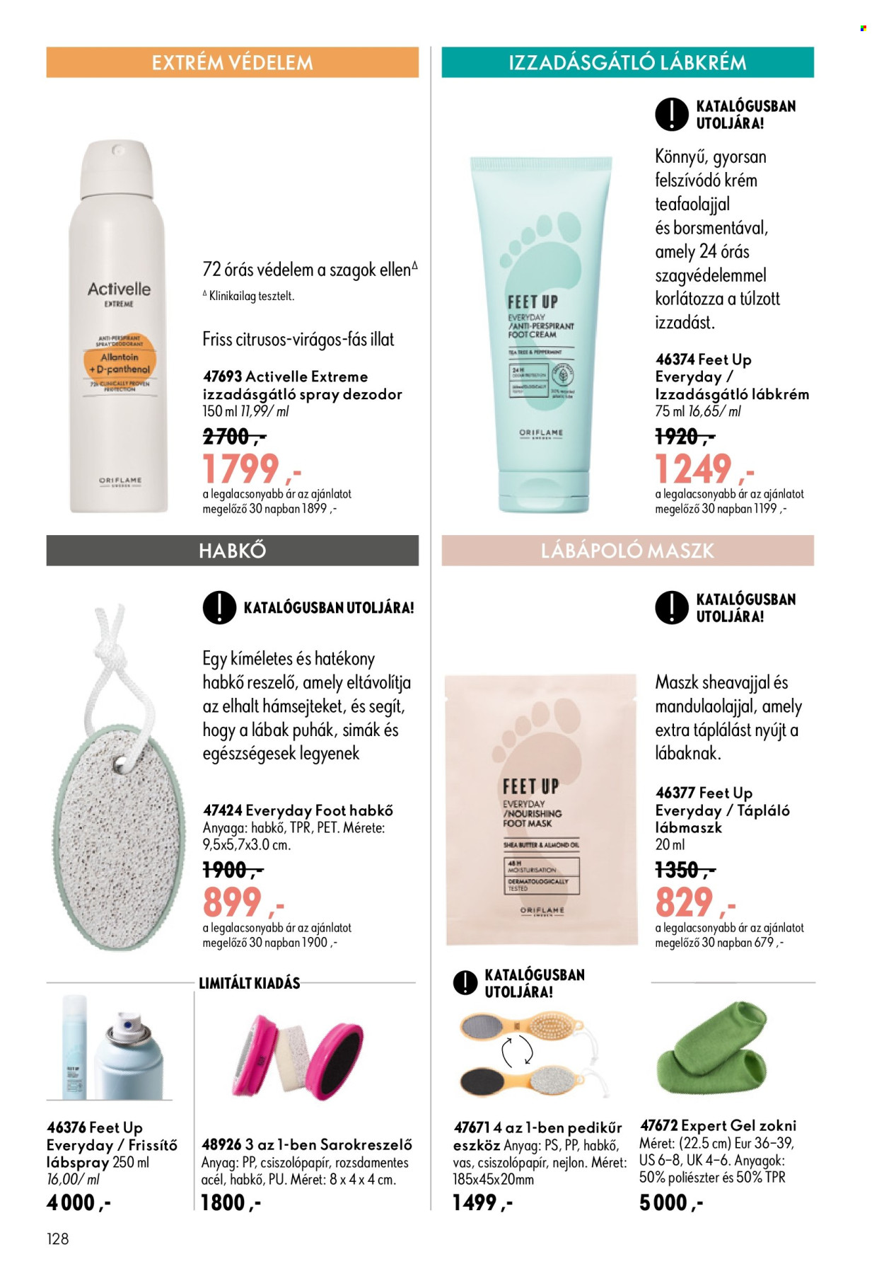Oriflame akciós újságok - 2026.08.19 - 2026.09.08. Oldal 128