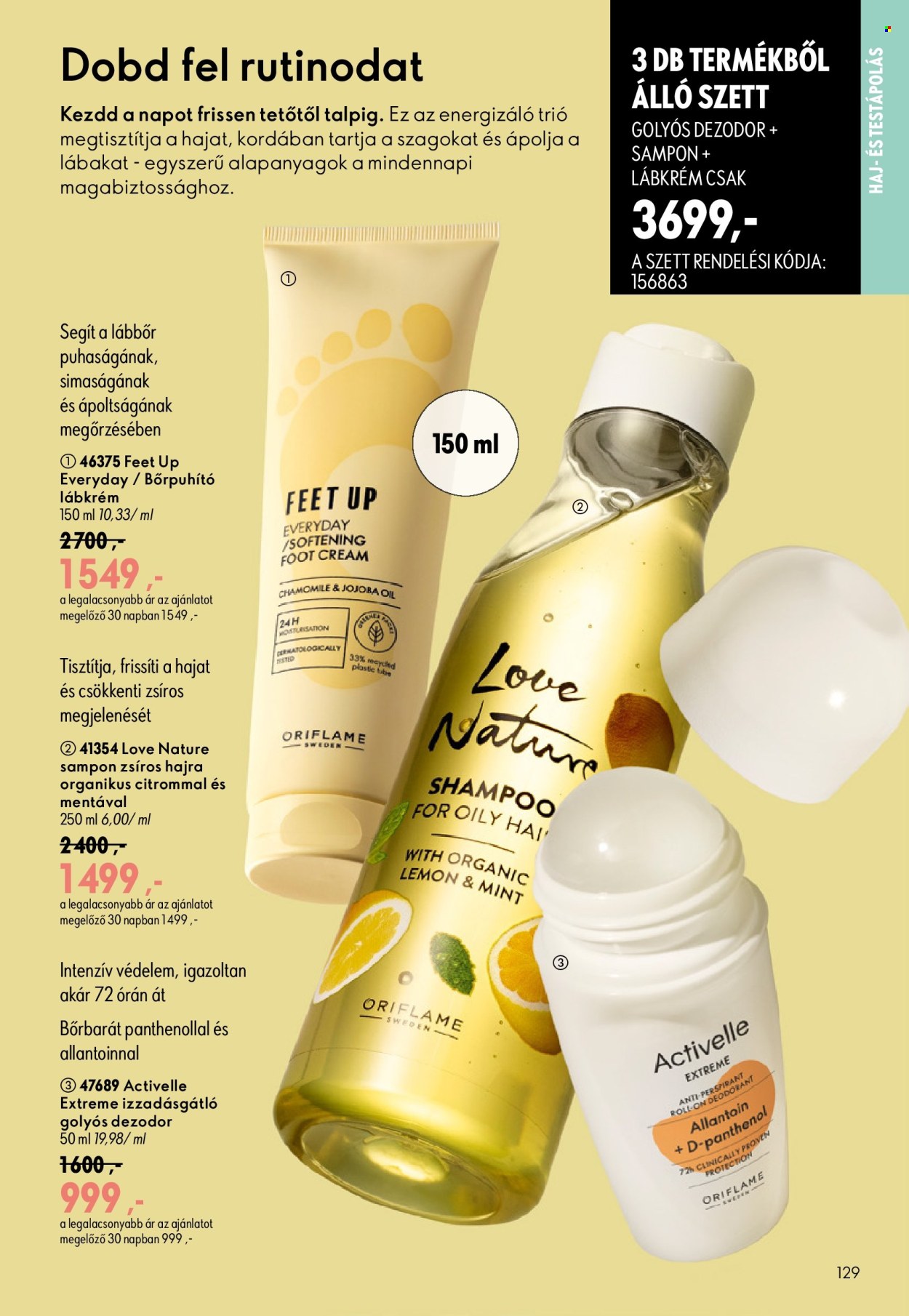 Oriflame akciós újságok - 2026.08.19 - 2026.09.08. Oldal 129