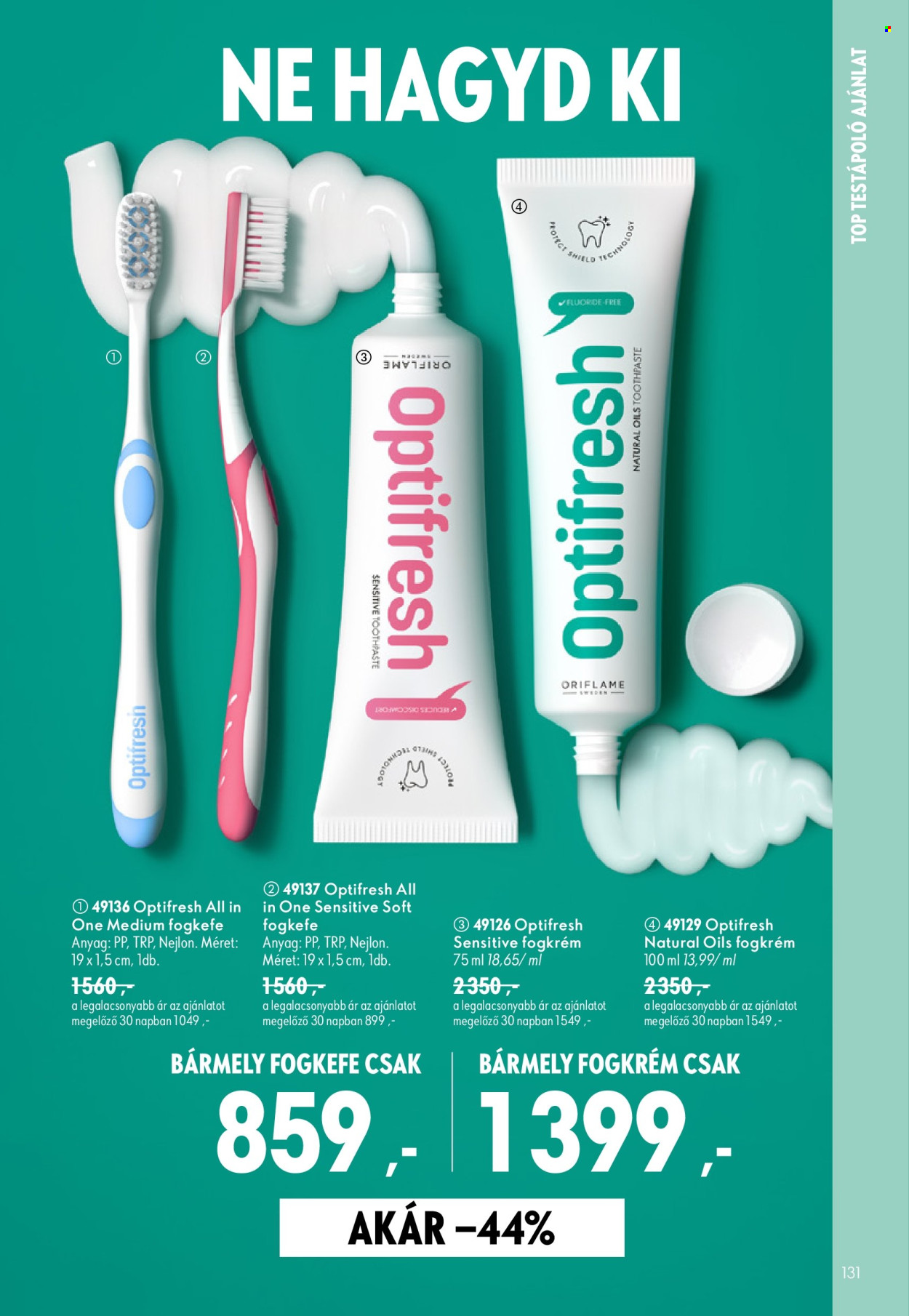 Oriflame akciós újságok - 2026.08.19 - 2026.09.08. Oldal 131