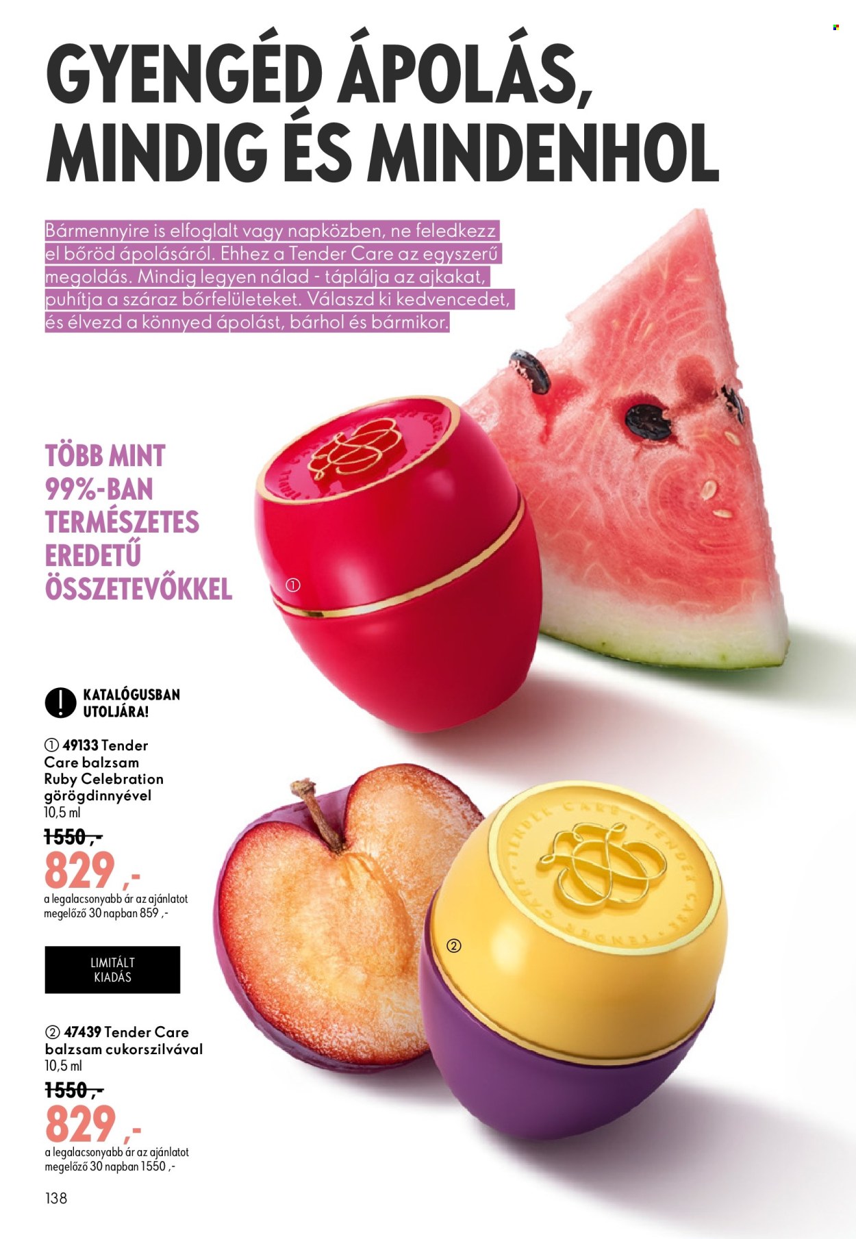Oriflame akciós újságok - 2026.08.19 - 2026.09.08. Oldal 138