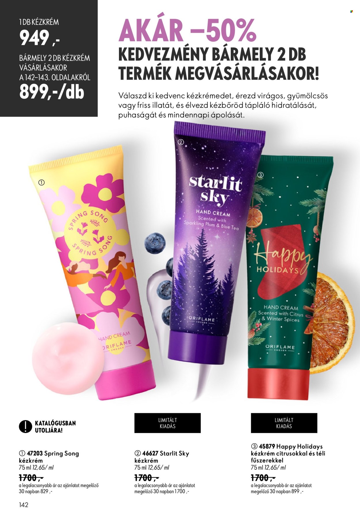 Oriflame akciós újságok - 2026.08.19 - 2026.09.08. Oldal 142