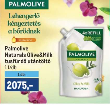 Palmolive Naturals Olive&Milk tusfürdő utántöltő