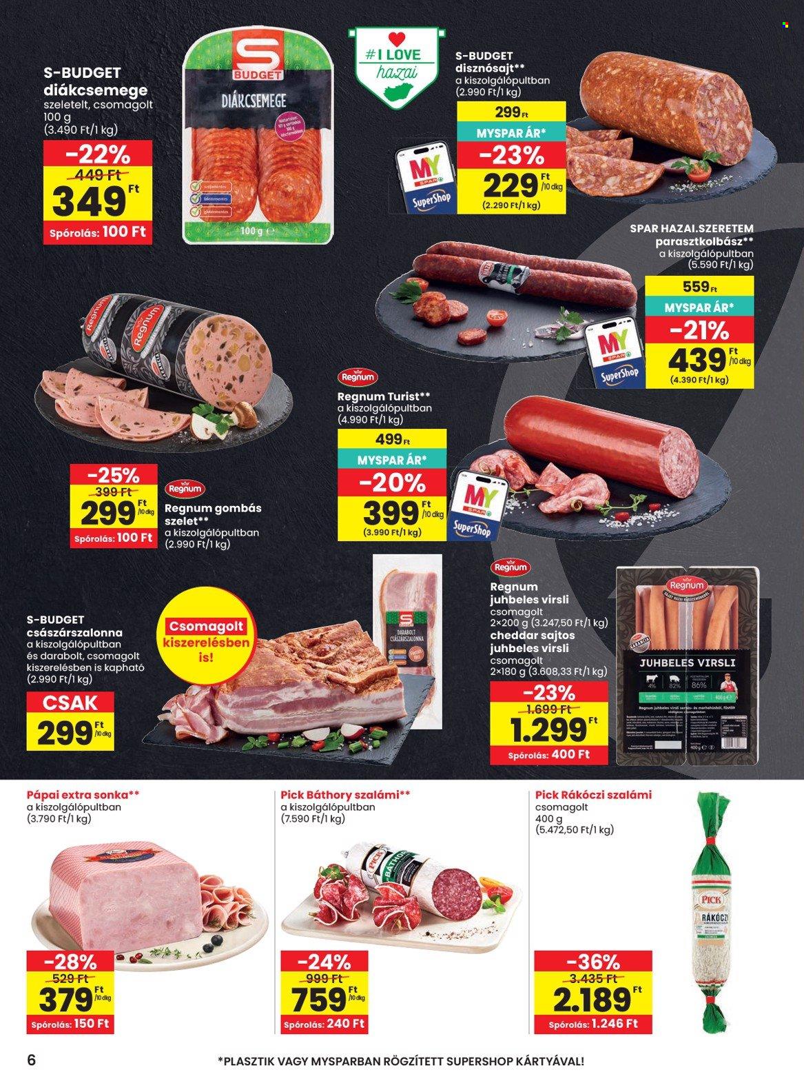 SPAR akciós újságok - 2026.08.27 - 2026.09.02. Oldal 6