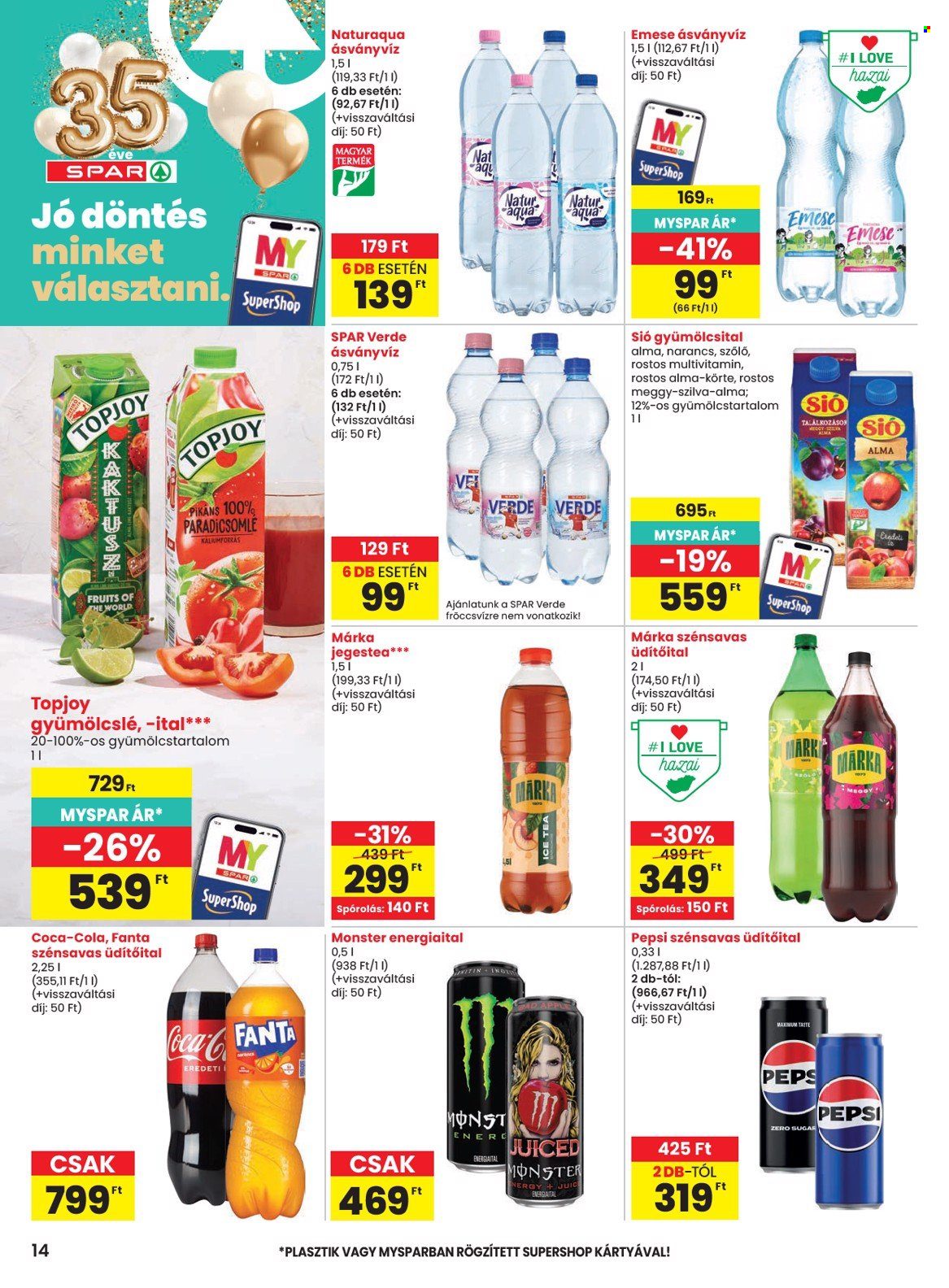 SPAR akciós újságok - 2026.08.27 - 2026.09.02. Oldal 14