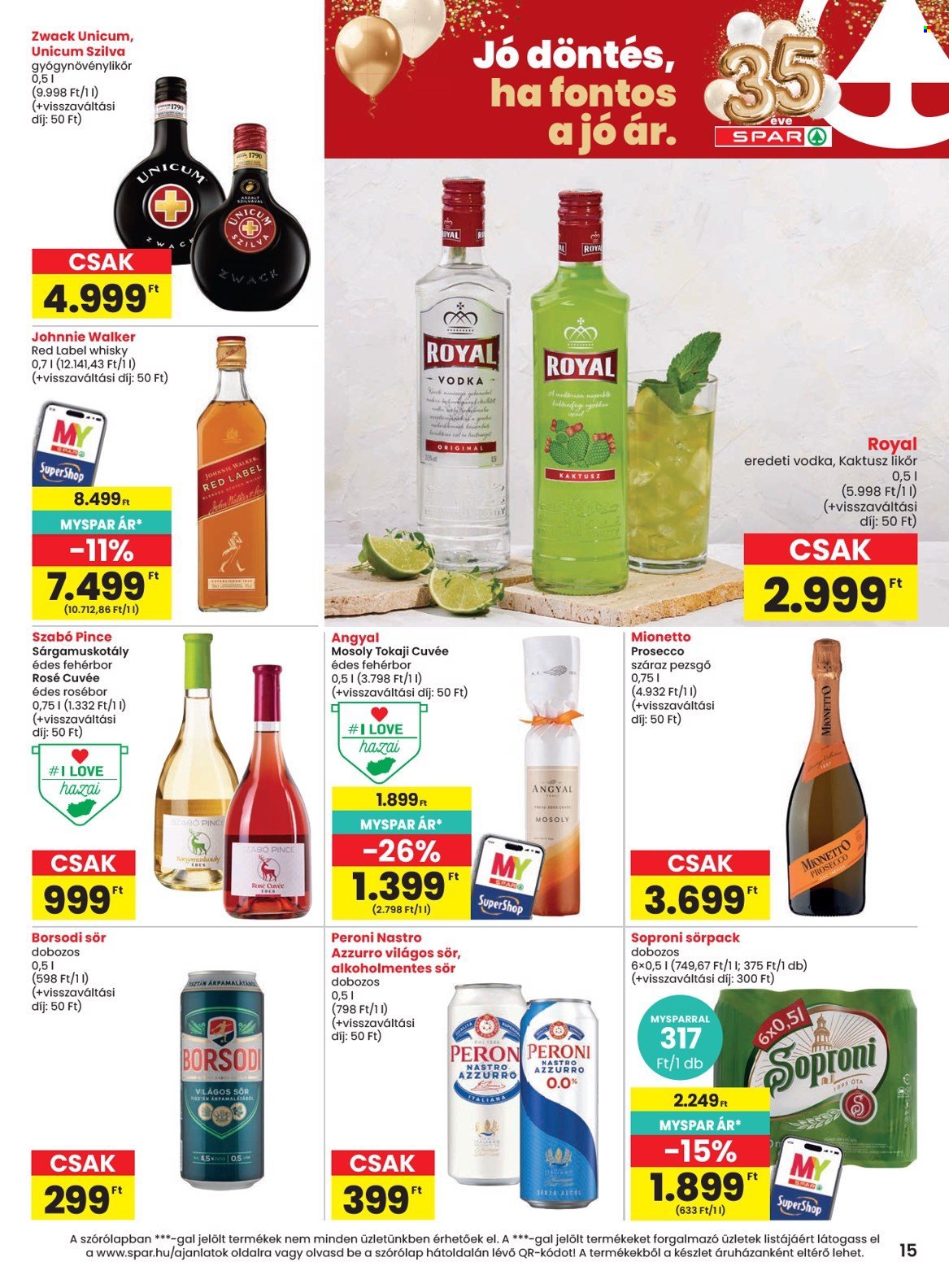SPAR akciós újságok - 2026.08.27 - 2026.09.02. Oldal 15