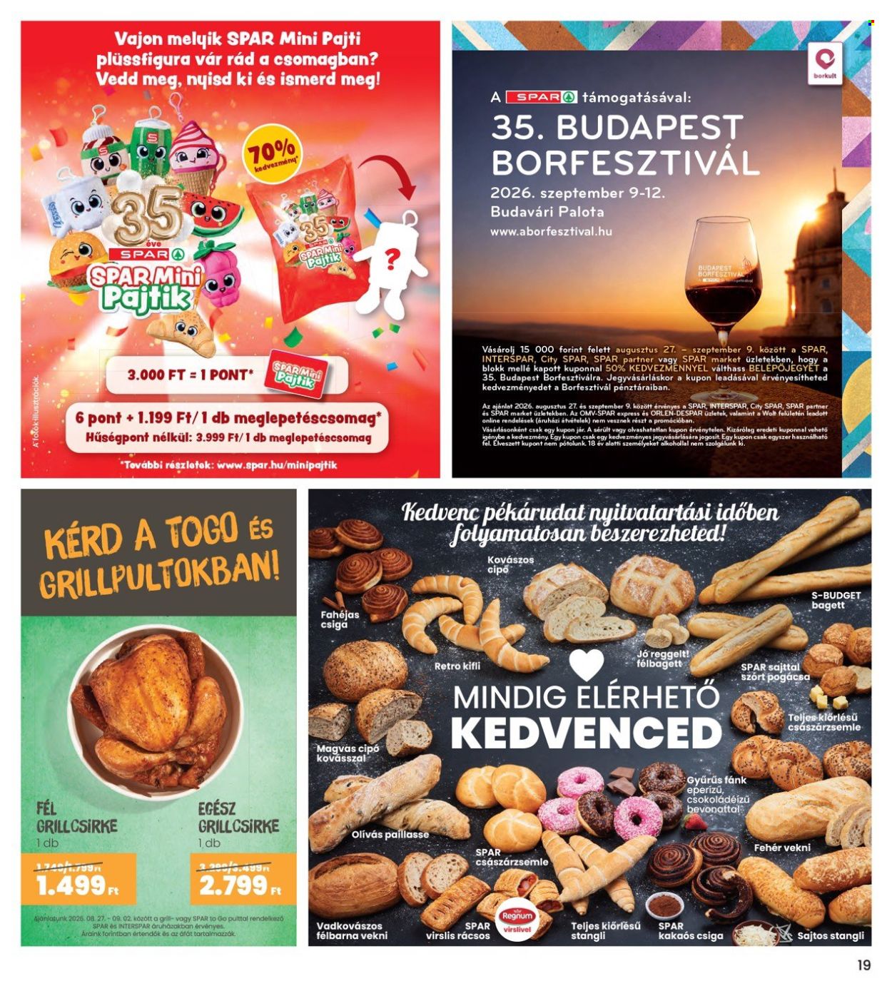 INTERSPAR akciós újságok - 2026.08.27 - 2026.09.02. Oldal 19
