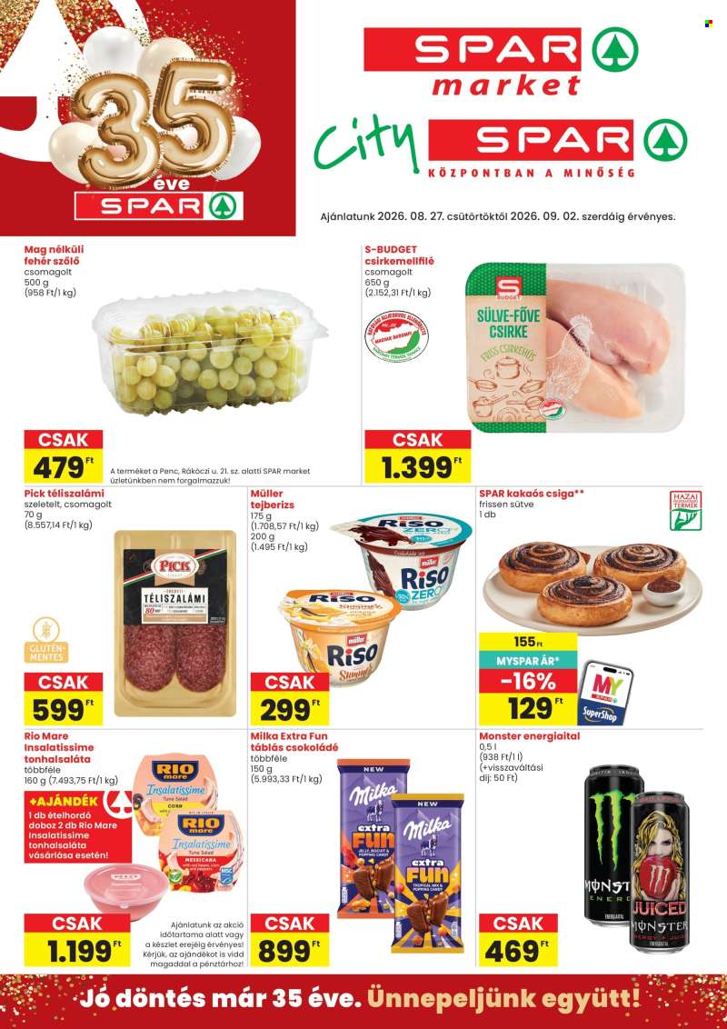 Újság SPAR - 2026.08.27 - 2026.09.02.