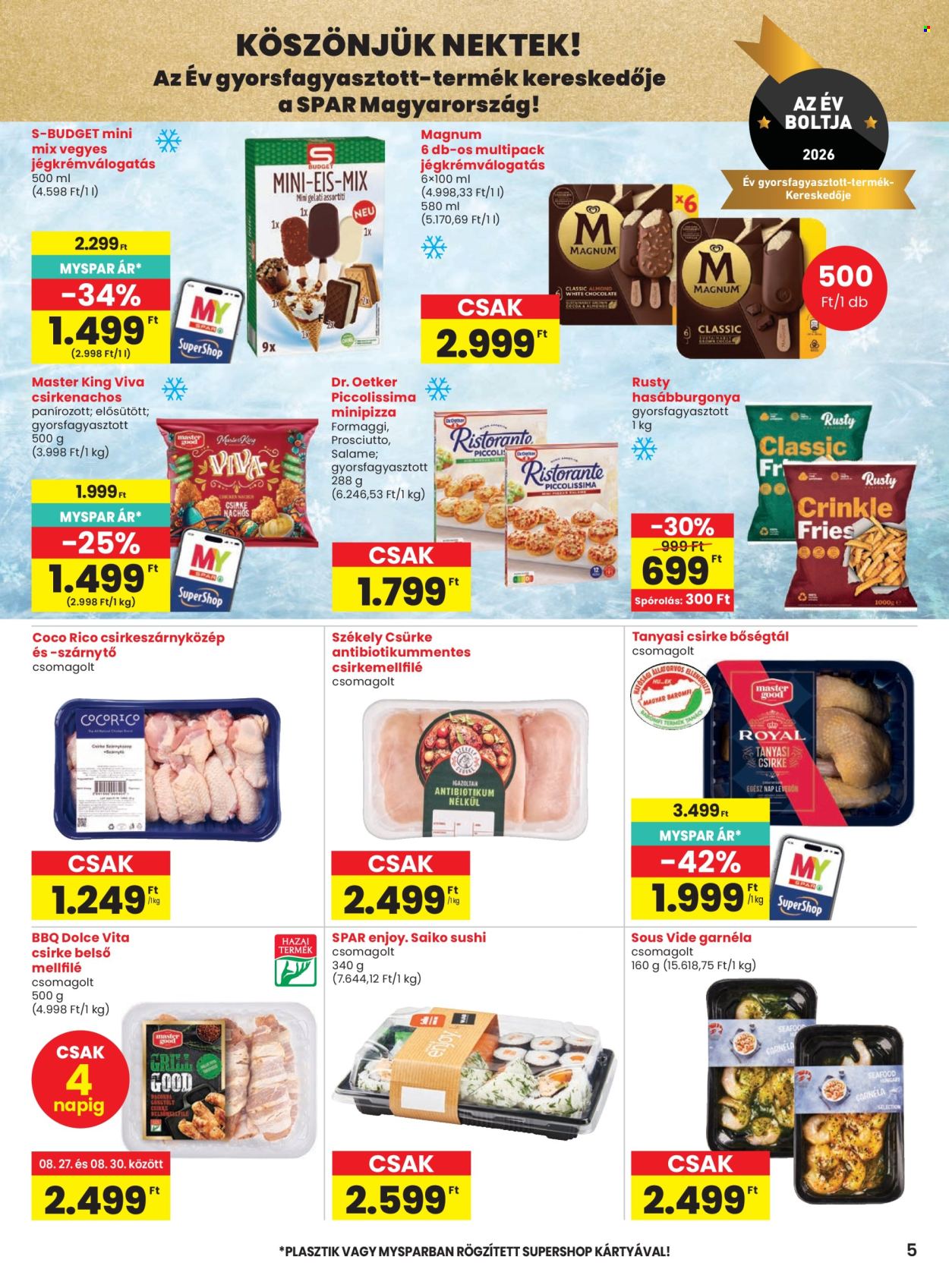 SPAR akciós újságok - 2026.08.27 - 2026.09.02. Oldal 5