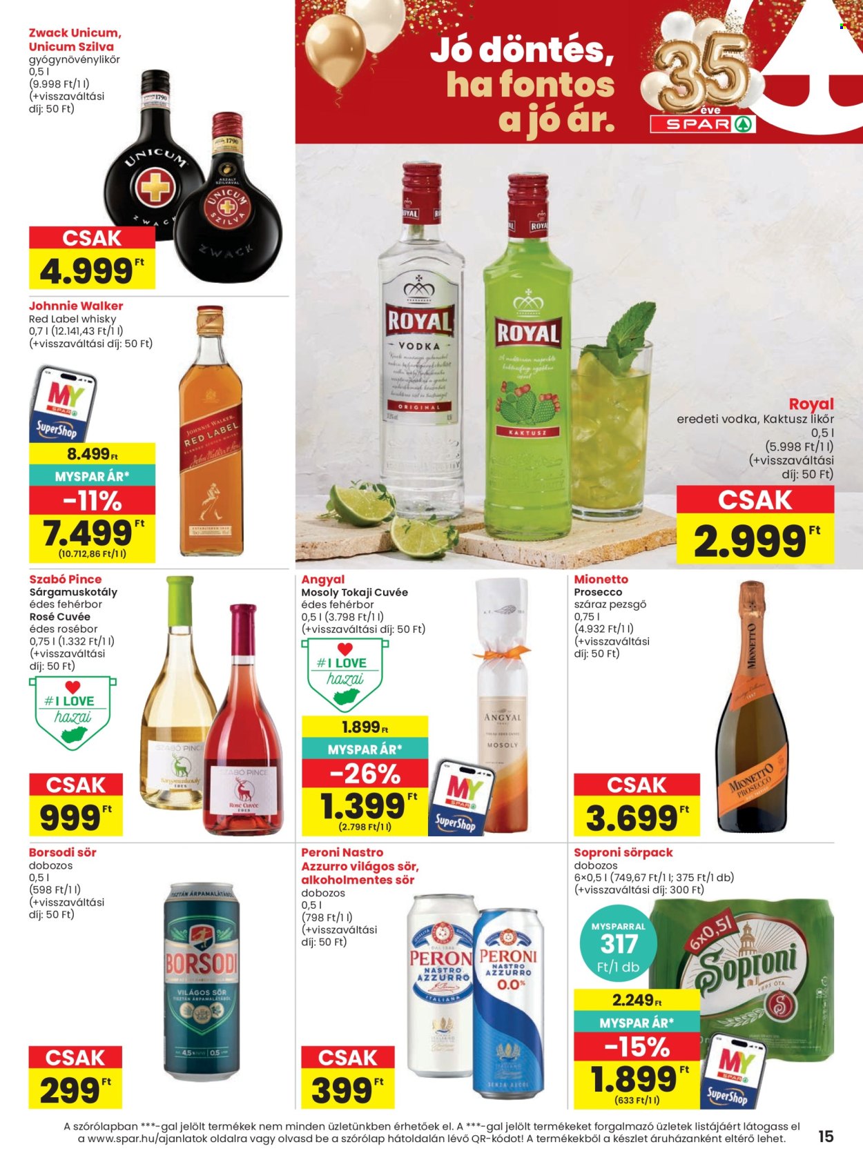 SPAR akciós újságok - 2026.08.27 - 2026.09.02. Oldal 15
