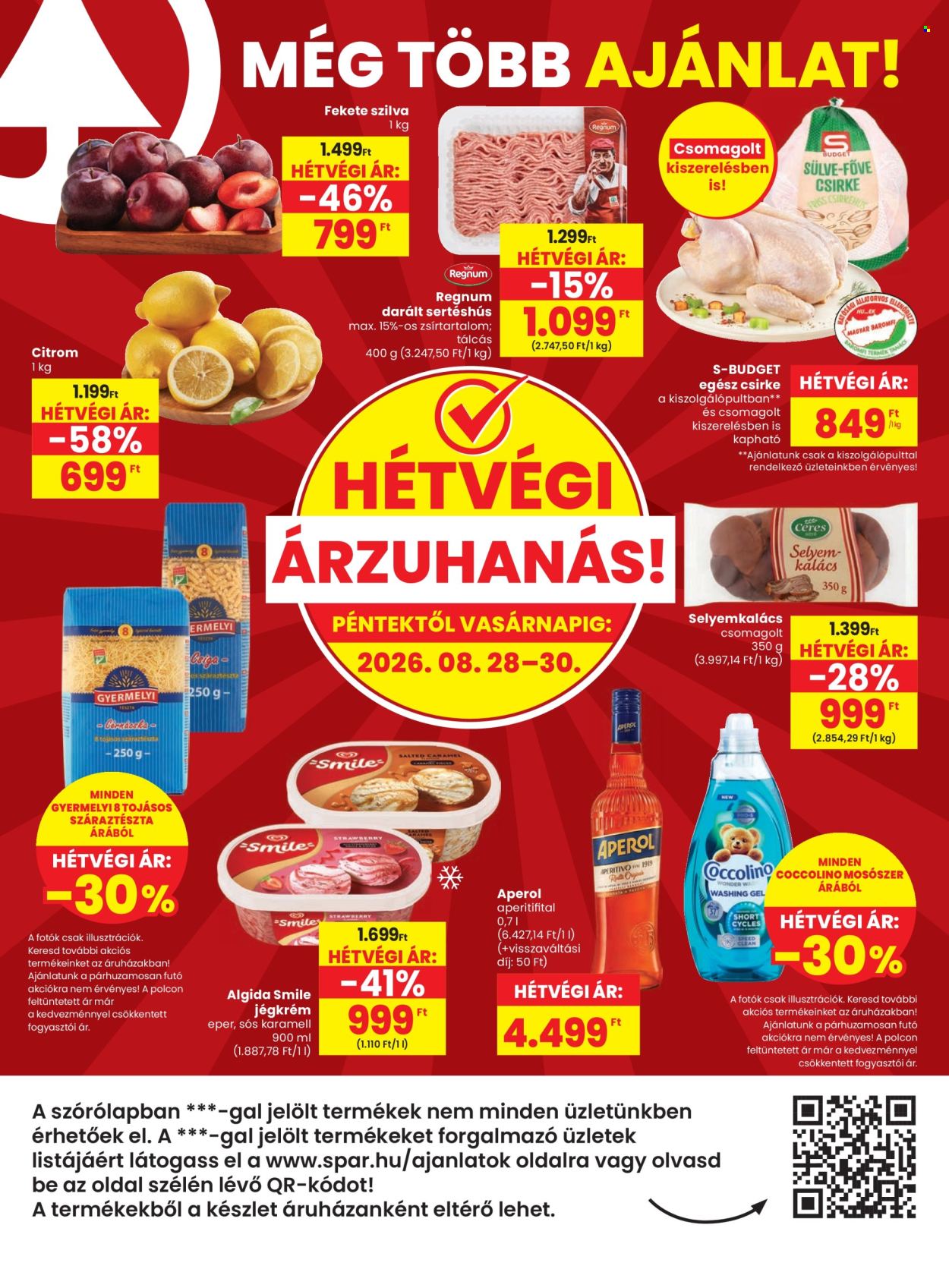 SPAR akciós újságok - 2026.08.27 - 2026.09.02. Oldal 20