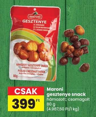 Maroni gesztenye snack