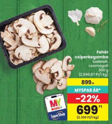 Fehér csiperkegomba