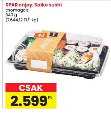 SPAR enjoy. Saiko sushi