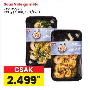 Sous Vide garnéla
