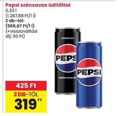 Pepsi szénsavas üdítőital