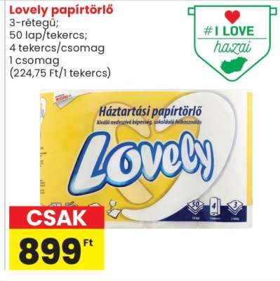 Lovely papírtörlő