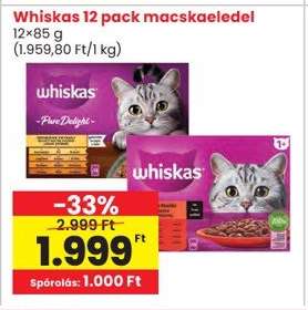 Whiskas 12 pack macskaeledel