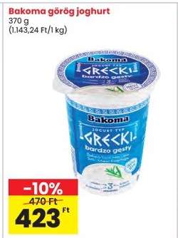 Bakoma görög joghurt