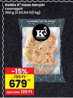 Koliós K³ naan kenyér