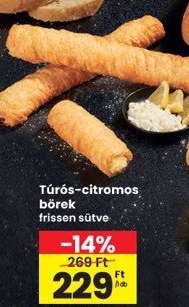 Túrós-citromos börek