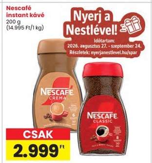 NESCAFÉ﻿﻿ Instant kávé*