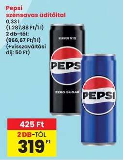 Pepsi szénsavas üdítőital