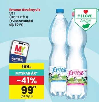 Emese ásványvíz