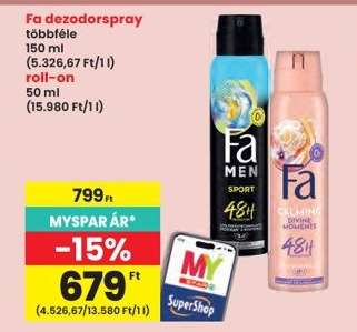Fa dezodorspray