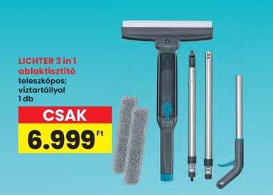 LICHTER 3 in 1 ablaktisztító