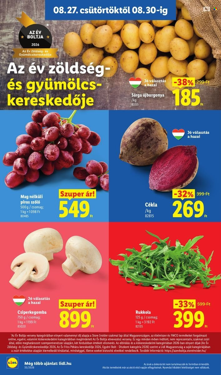 Lidl akciós újságok - 2026.08.27 - 2026.09.02. Oldal 4
