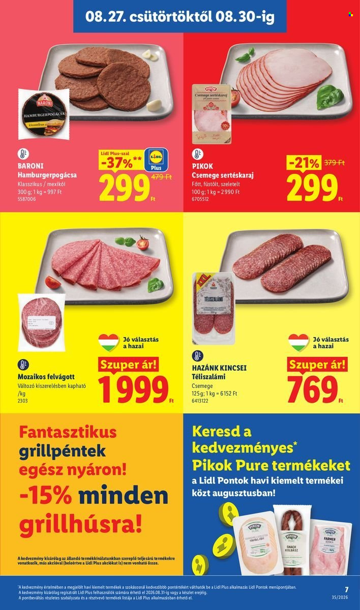 Lidl akciós újságok - 2026.08.27 - 2026.09.02. Oldal 7