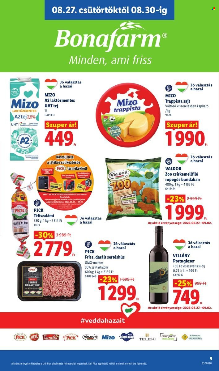 Lidl akciós újságok - 2026.08.27 - 2026.09.02. Oldal 9