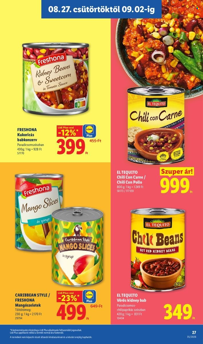 Lidl akciós újságok - 2026.08.27 - 2026.09.02. Oldal 27