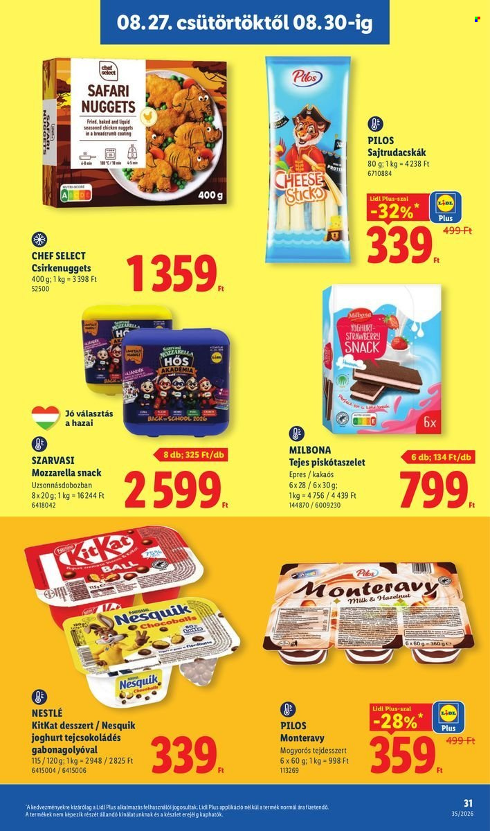 Lidl akciós újságok - 2026.08.27 - 2026.09.02. Oldal 31