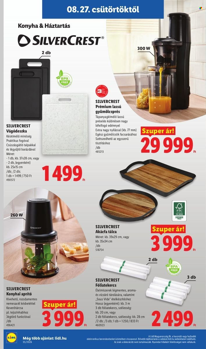 Lidl akciós újságok - 2026.08.27 - 2026.09.02. Oldal 40