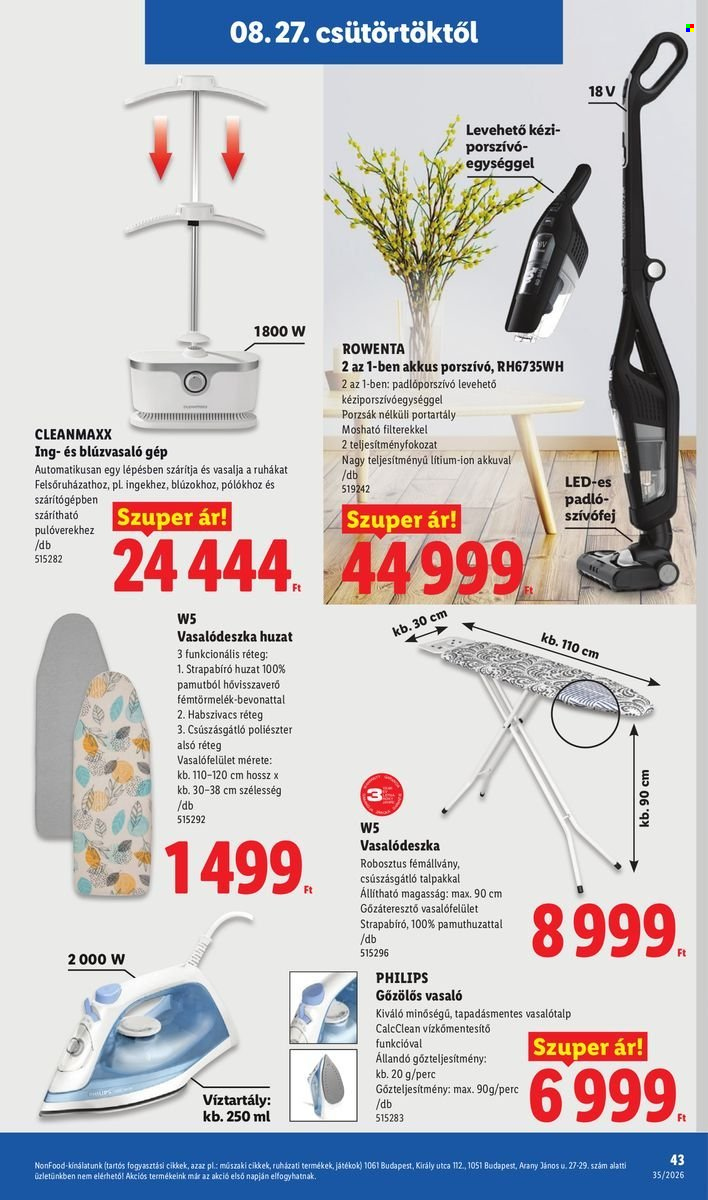 Lidl akciós újságok - 2026.08.27 - 2026.09.02. Oldal 43