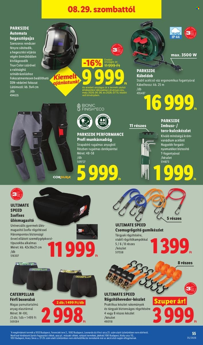 Lidl akciós újságok - 2026.08.27 - 2026.09.02. Oldal 55