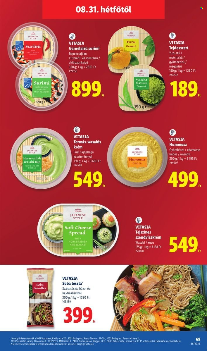 Lidl akciós újságok - 2026.08.27 - 2026.09.02. Oldal 69